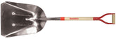 Razor-Back 53130 Scoop Shovel, 15-1/4 in W Blade, 19-3/4 in L Blade, Aluminum Blade, Hardwood Handle, D-Shaped Handle